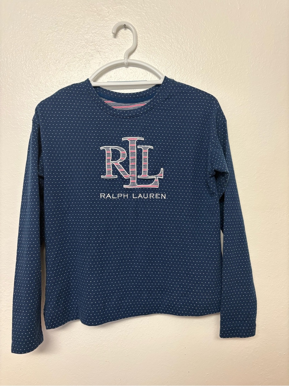 Lauren Ralph Lauren LRL Navy Long Sleeve Top Women’s XS